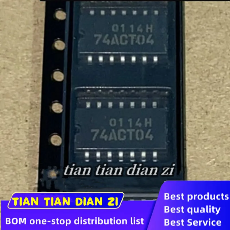 10pcs/lot 74ACT04 TC74ACT04F 74ACT04 SO-14/5.2 IC CHIPS IN STOCK