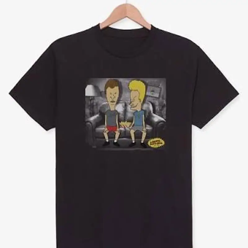 Beavis And Butthead Watching Music Videos T-Shirt