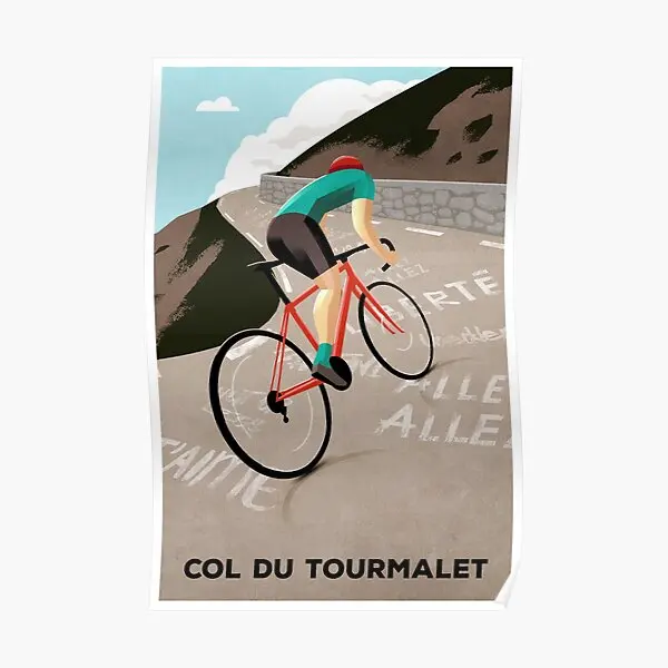 

Постер Col Du Tourmalet, забавная картина, печать в комнате, декоративное украшение, картина, Современная роспись, домашняя винтажная художественная стена без рамки