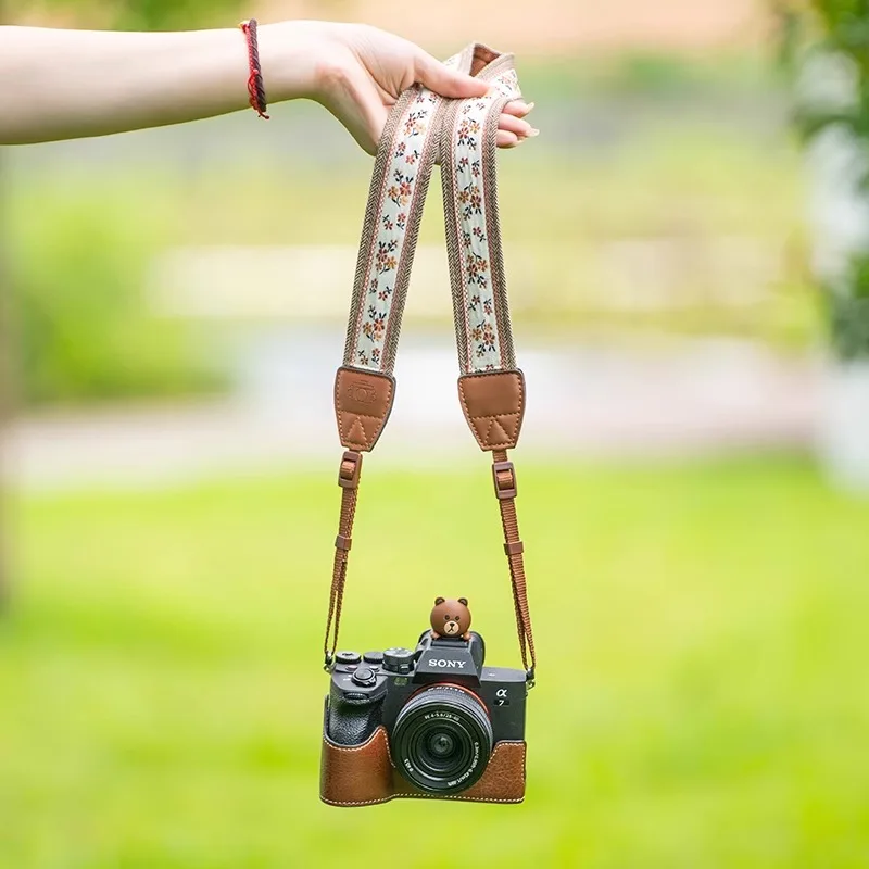 Camera Shoulder Strap for Canon Nikon Sony Fuji Leica Panasonic DSLR Camera Neck Strap Accessory
