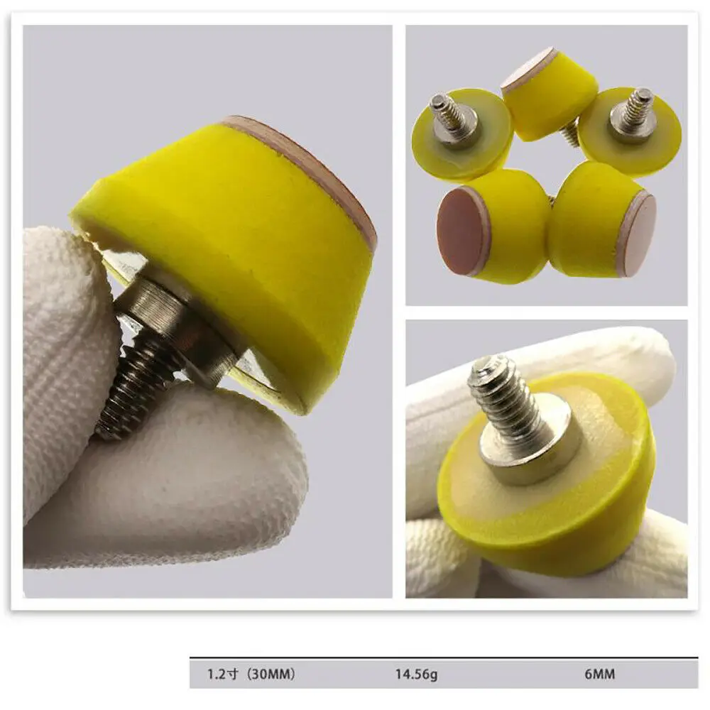 1.2" Inch 30mm Backing Pads 6mm Shank for Self Adhesive Sticky Backed Sanding Discs Electric Grinder Rotary Tool