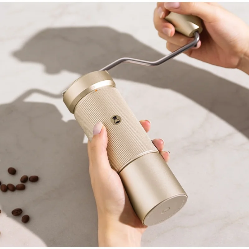 Timemore Chestnut S5 Gold Manual Coffee Grinder Hand Drip Espresso Coffee Bean Grinding Tool Hand Crank Grinder for Home Use