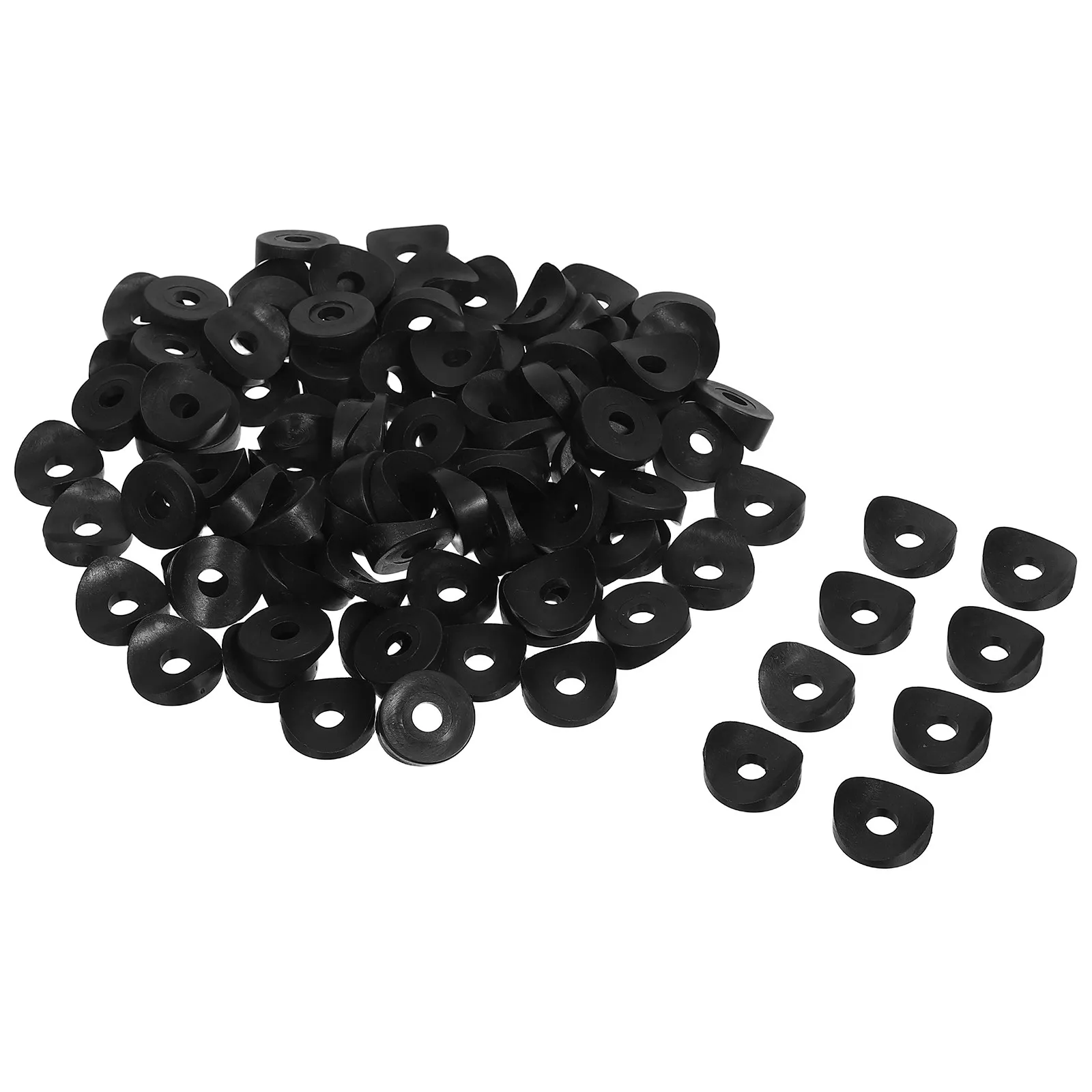 

100 шт. черных пластиковых заглушек-фиксаторов для колес инвалидных кресел, сменные колпачки для надежной фиксации, аксессуары для улучшения мобильности