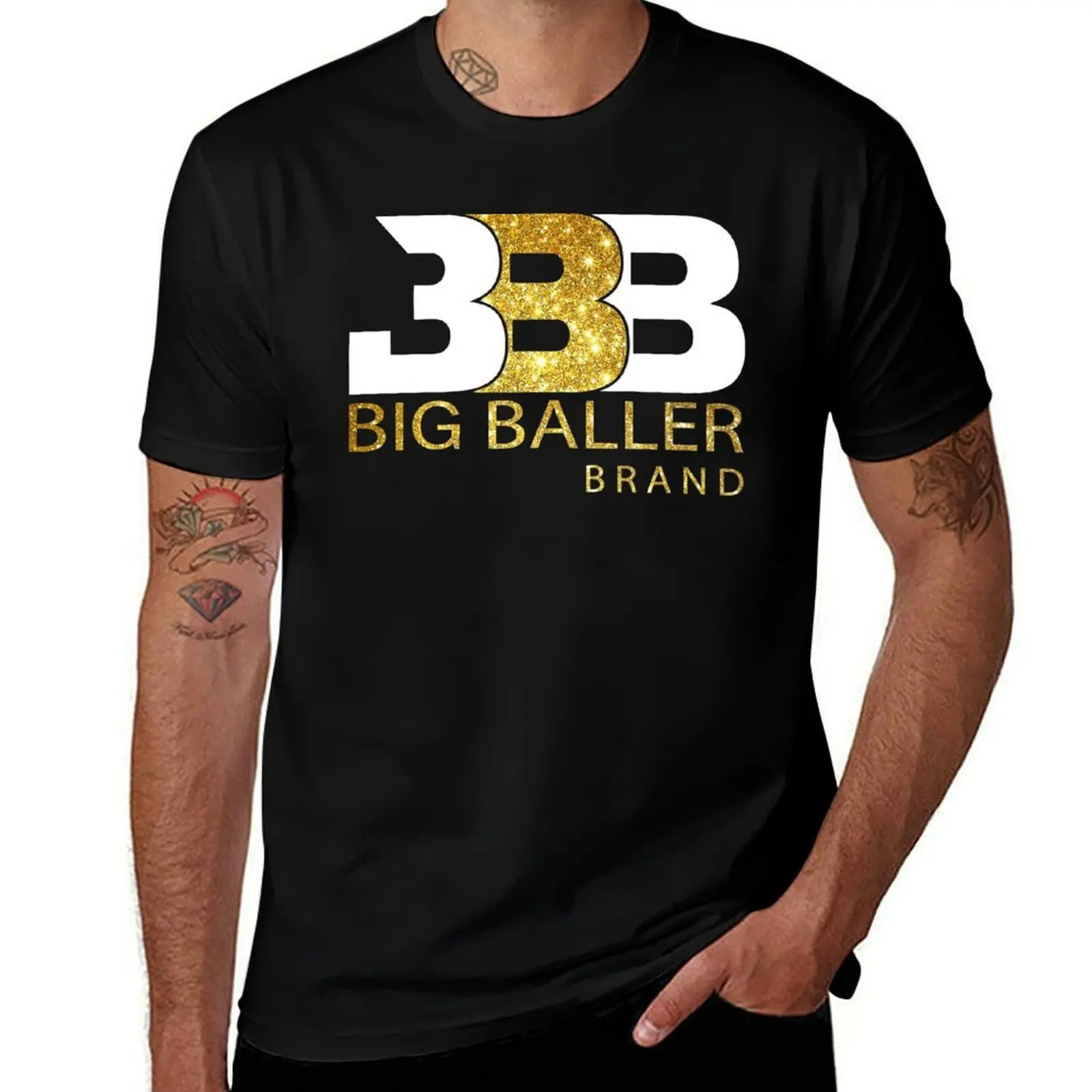 BBB - Big Baller Brand T-Shirt Non-Shrink Basic Cotton T-Shirt