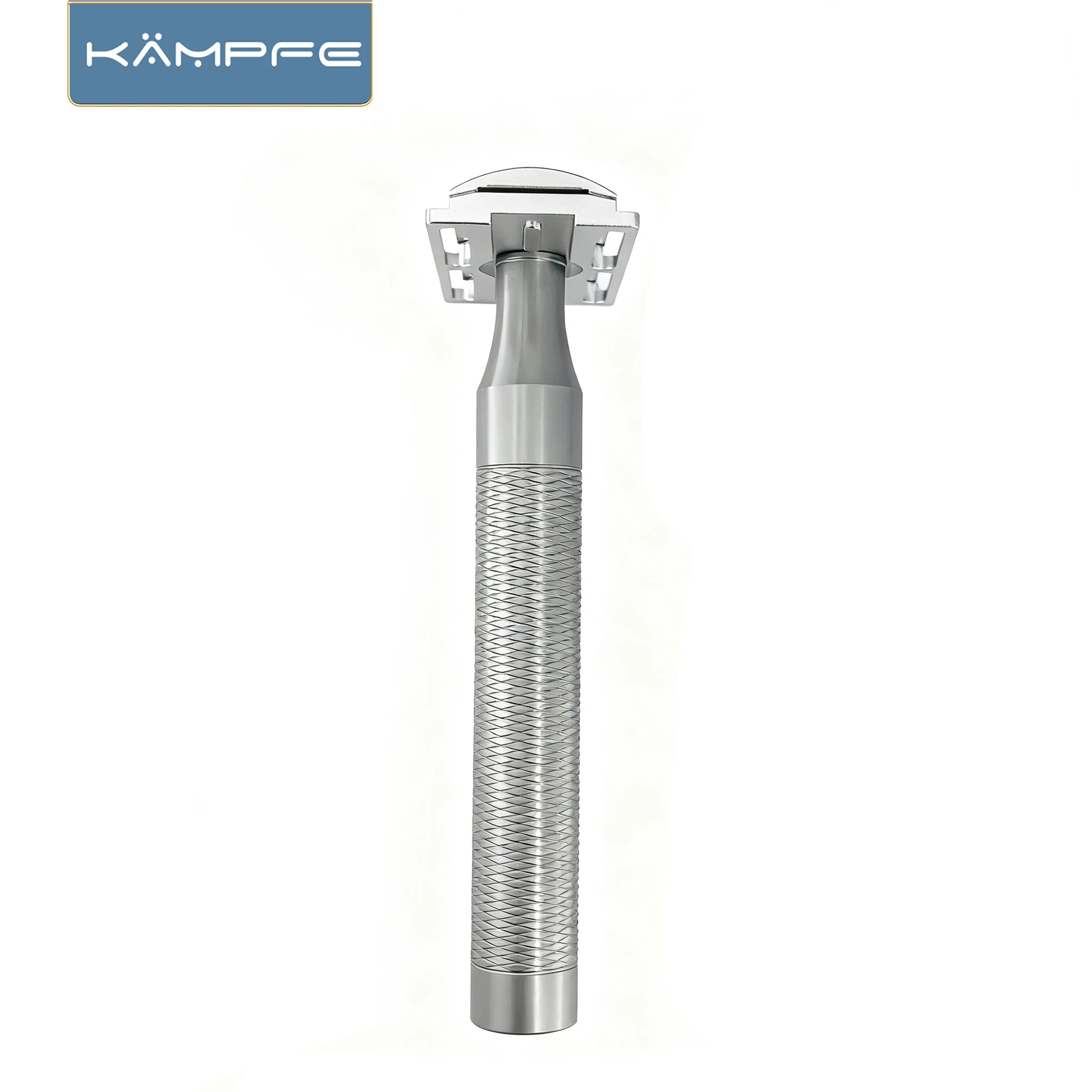 KAMPFE Vintage double-sided safety shaver CNC milling 7075 aluminum for wet shave men's gift effect smooth