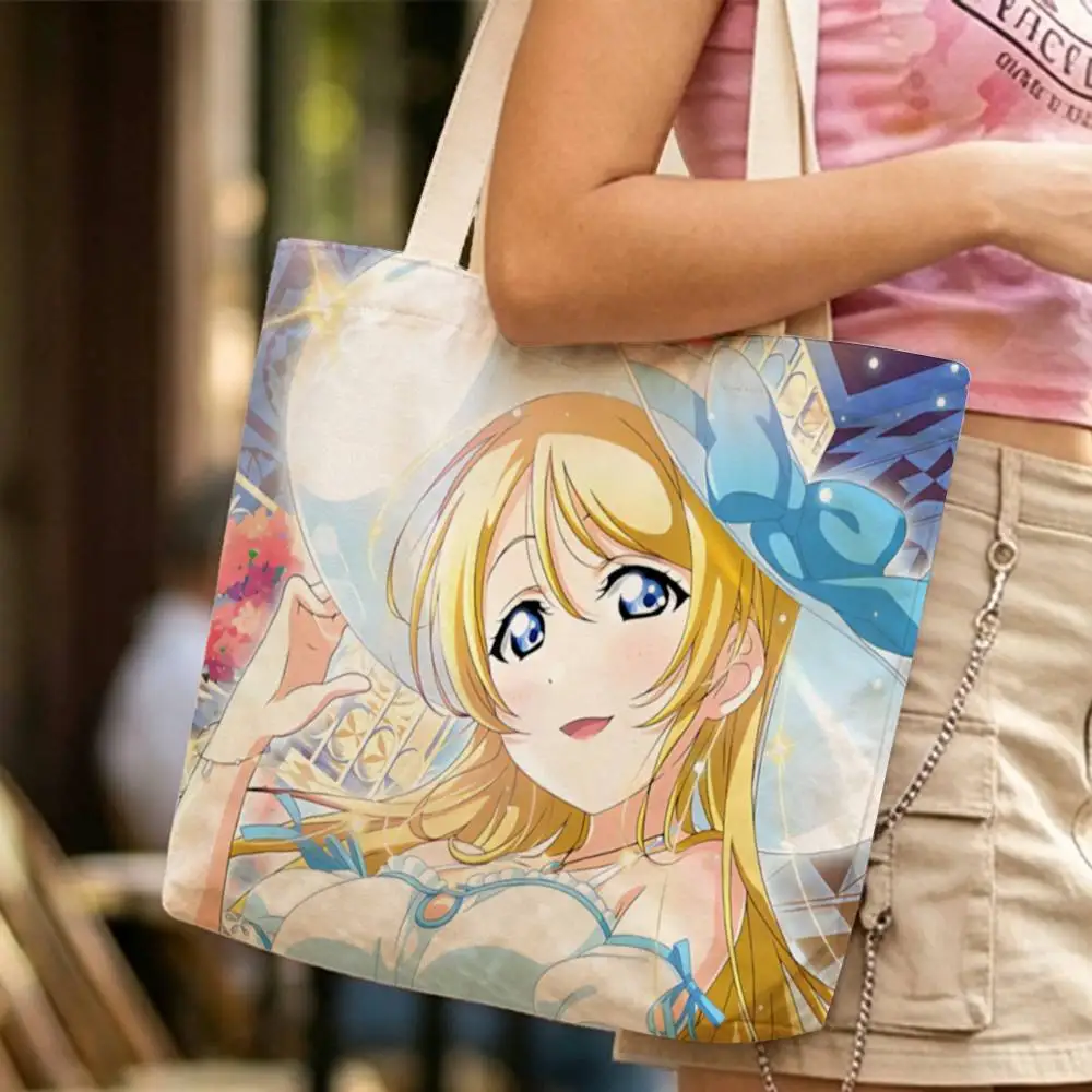 The Haro E-Eli Ayase Love-L Waterproof Lined Canvas bags suitable for going to class, shopping, gifts, and commuting