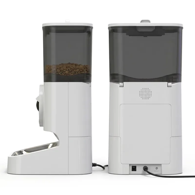4L Smart WiFi Pet Feeder Automatic Timing Food Dispenser for Cats Dogs ABS Material IPX5 Waterproof Remote Control Device