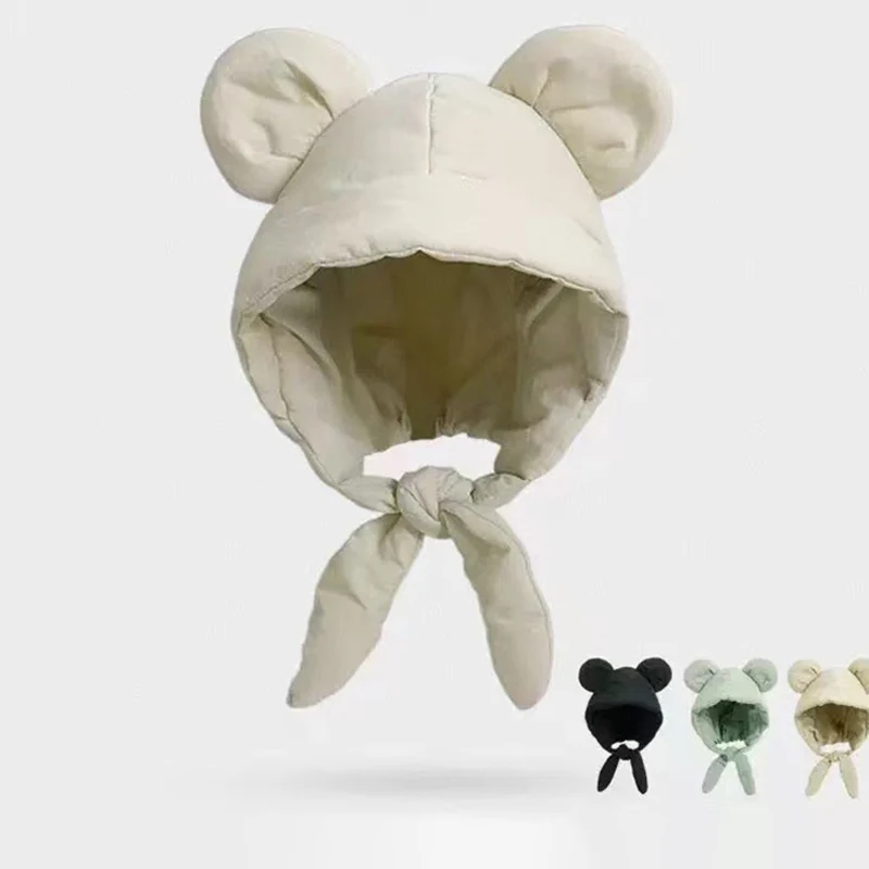 أشرطة حماية الأذن الدافئة المقاومة للبرودة من القطن قبعة Lei Feng غطاء أذن لركوب الدراجات #4