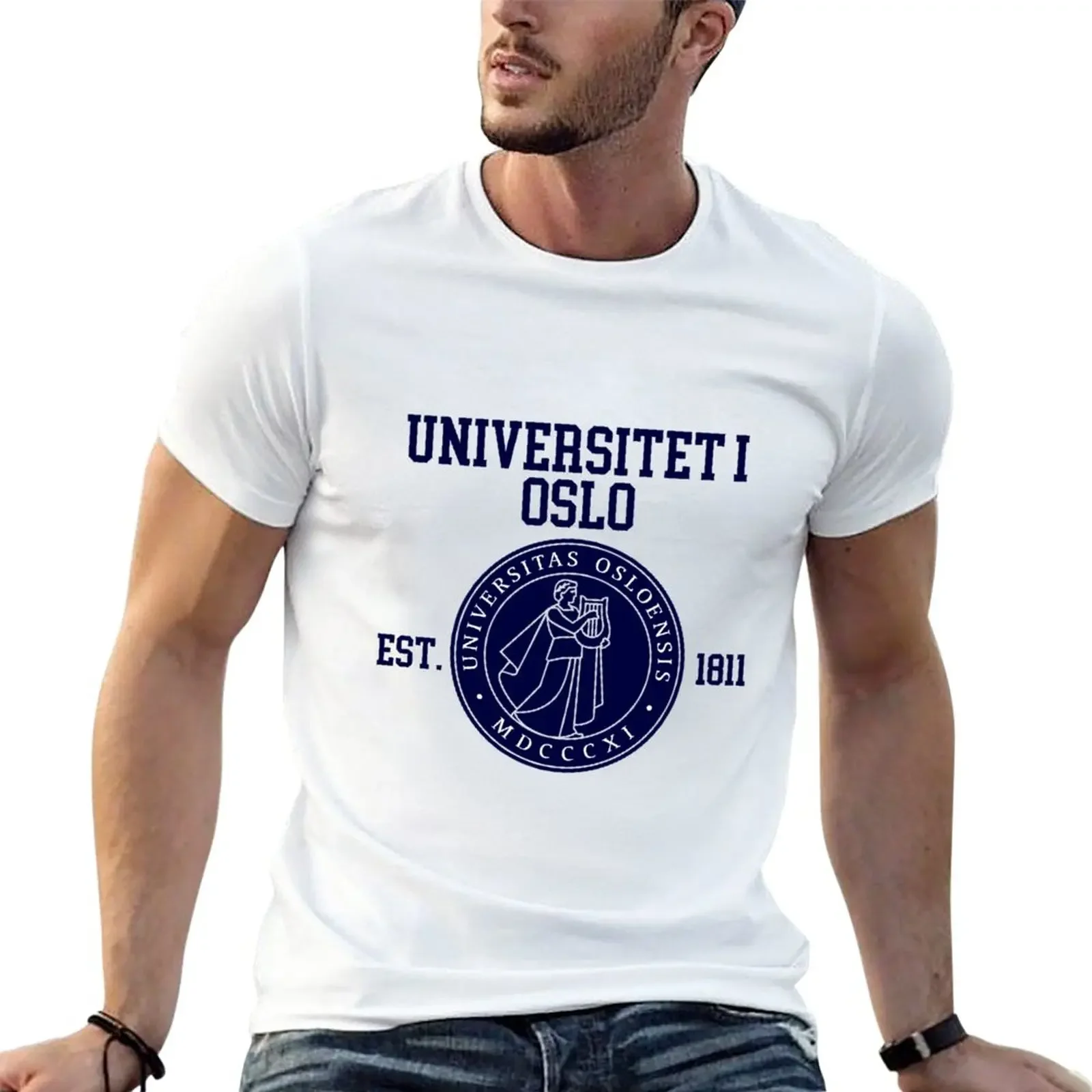 

New Oslo University T-Shirt kawaii clothes graphic t shirts t shirts for men graphic