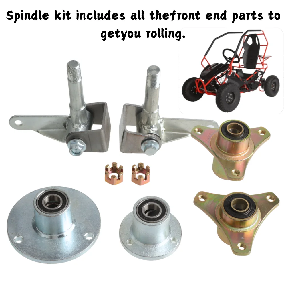15/17mm 3 Stud Front Steering Knuckle Shaft 5