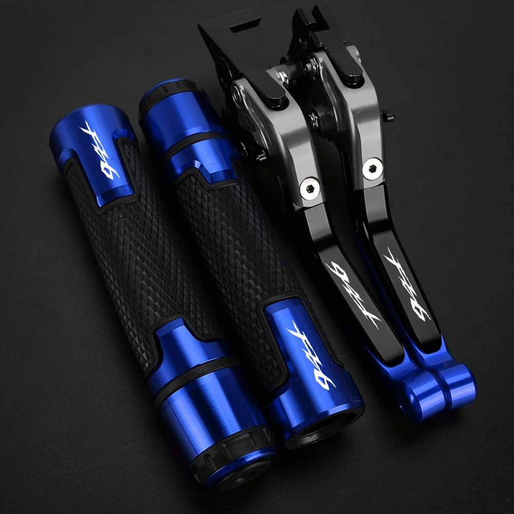 

Motorcycle Accessories Adjustable Brake Clutch Levers Handlebar grips ends FOR YAMAHA FZ6 FZ6FAZER FZ6 FAZER 2004-2010 2009 2008