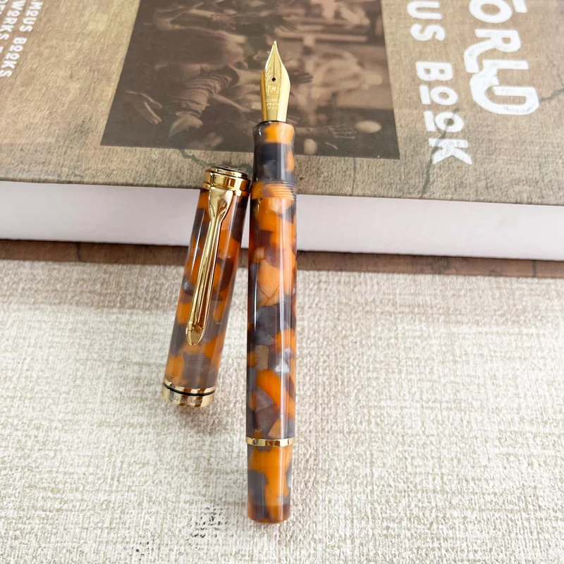 قلم حبر مكبس أكريليك ADMOK M800 BOCK/Schmidt ناعم ناعم رقم 6/35 #   Nib Inking الطلاب يكتبون أقلام الهدايا
