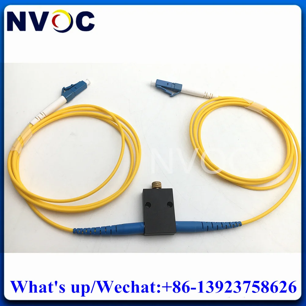 Imagem -04 - Atenuador 060db da Fibra do lc Upc com Conector do lc st fc sc Ajustável Variável Mecânica Singemode Ótico 12601650nm