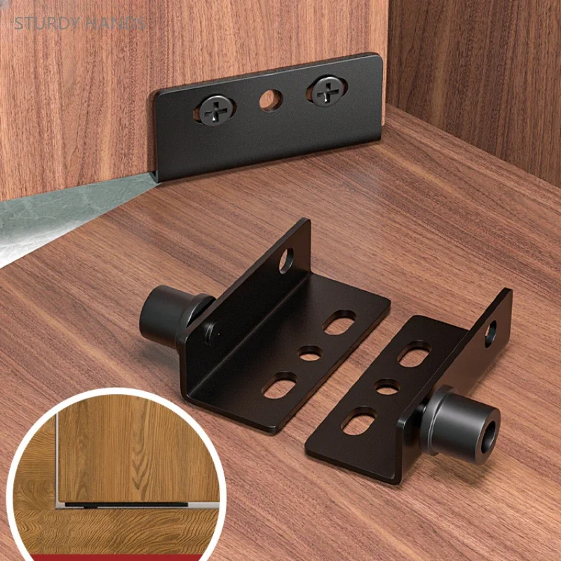 1PCS Iron Hidden Hinge Heaven and Earth Rotary Axis Cabinet Door Wooden Panel Door CT Corner Code