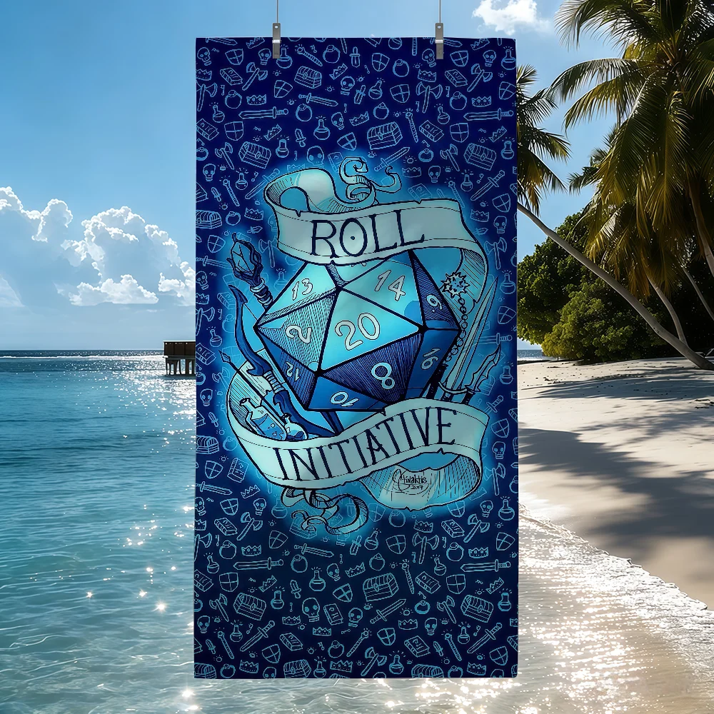 Game D-D&D Dragon Towel Soft Pool Gift For Travel Gym Shower Camping Quick Dry Sports Beach Towels