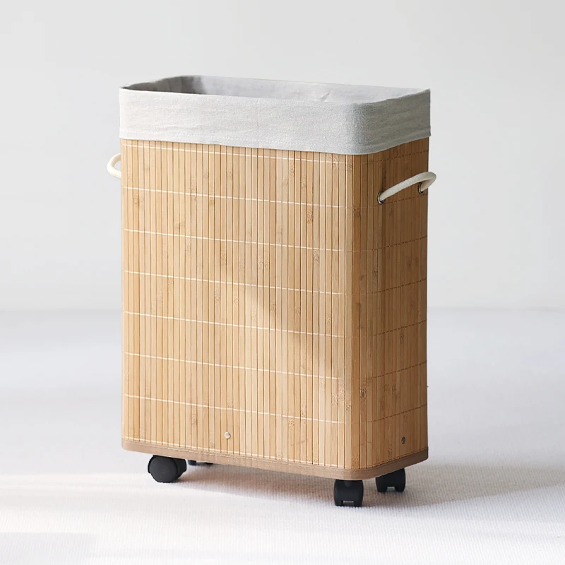 

Dirty clothes basket Bamboo storage Dirty clothes Sundries Calligraphy and painting Yoga mat Storage With