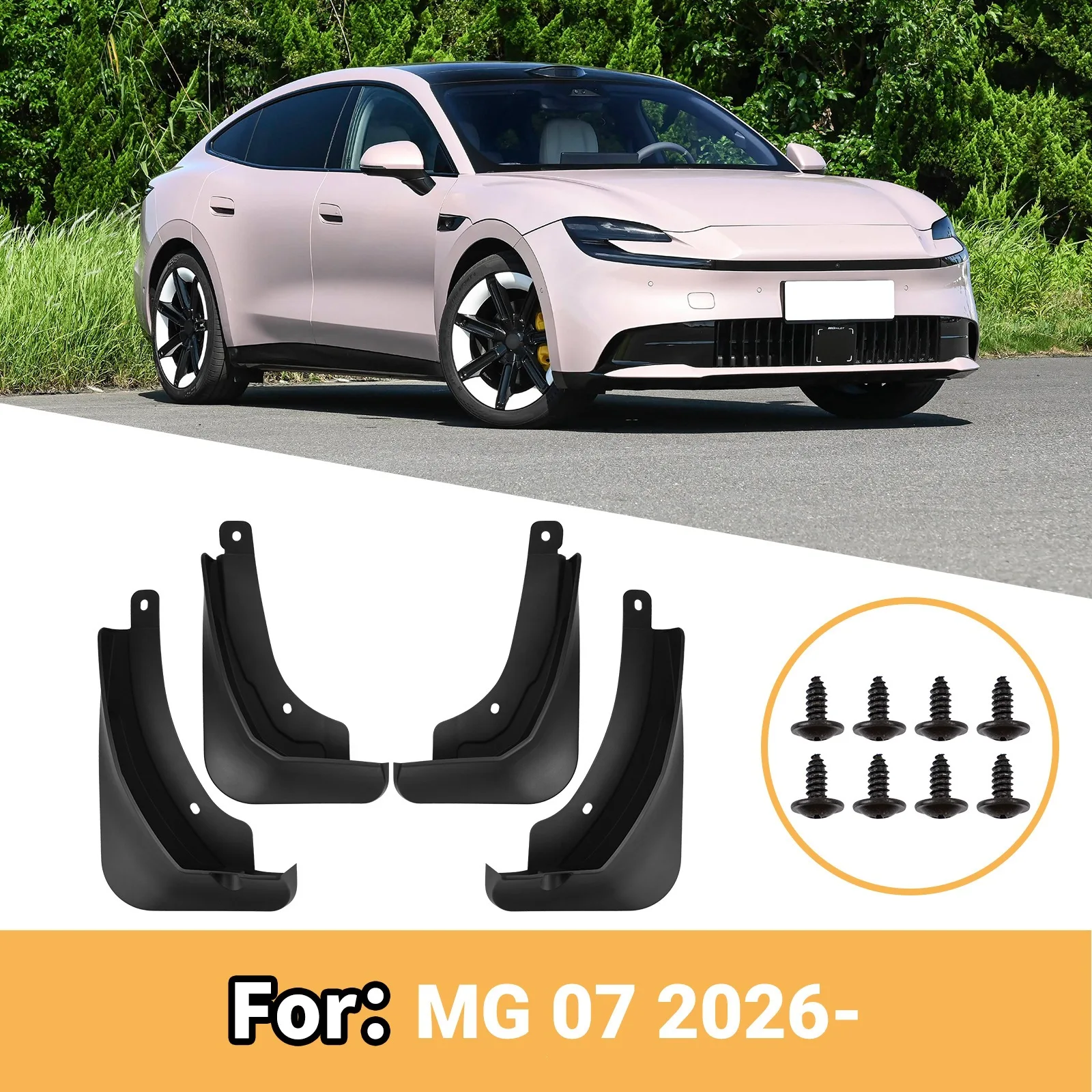 Mud Flaps Mud Guards Splash Guards For MG 07 2026 Custom Car Fender Mudflaps Wheel Splash Shield Auto Exterior Accessories