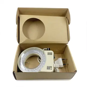 LED kruhové osvětlení mikroskopu pro průmyslový mikroskop, kruhové světlo, zdroj světla pro kameru 10 nejlepší prodej RS580 18V - №3