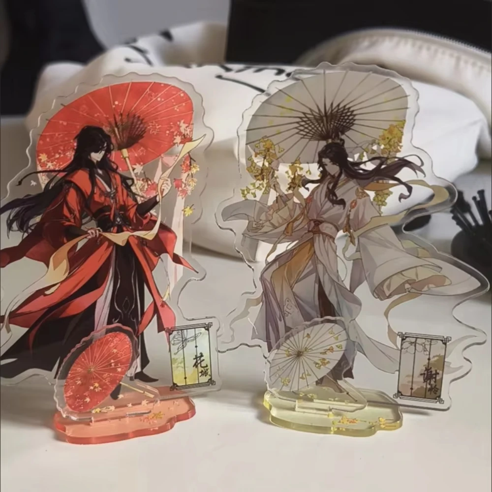 2 Stück/Set Tian Guan Ci Fu Ring Heaven Official’s Blessing Hua Cheng Xie Lian Cosplay-Ständer, Acryl-Schreibtischdekoration, Geschenk – Detail 2
