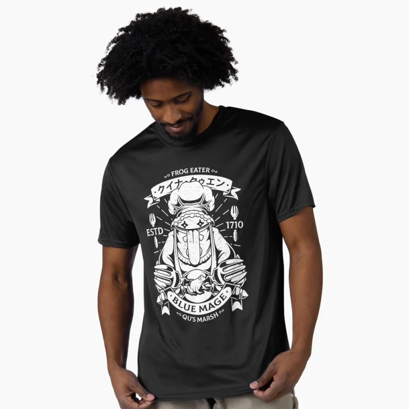 

Quina Blue Mage Final Fantasy Gift t shirt for men 90s Videogame graphic tee Y2K Clothes 100% cotton Large size Tops S-6XL