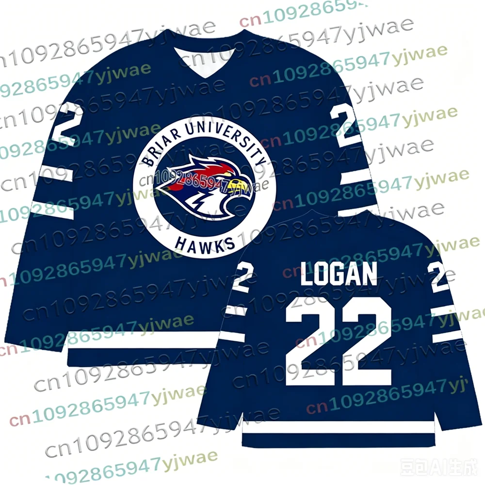 Cosplay Off Campus Briar University Hockey-Trikot Graham 44 22 DI LAURENTIS 66 Tucker46 Langarm-T-Shirt 3D-Druck Herren-Trikot – Detail 11