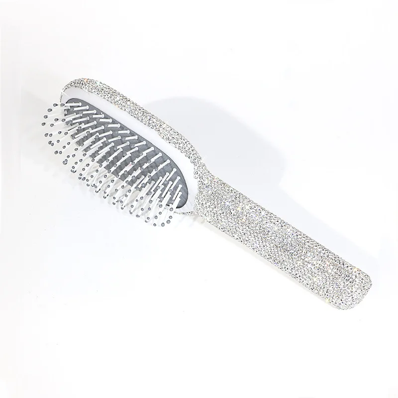 New high-end creative all-in-one drill air cushion comb white diamond ladies portable portable anti-static air bag massage comb