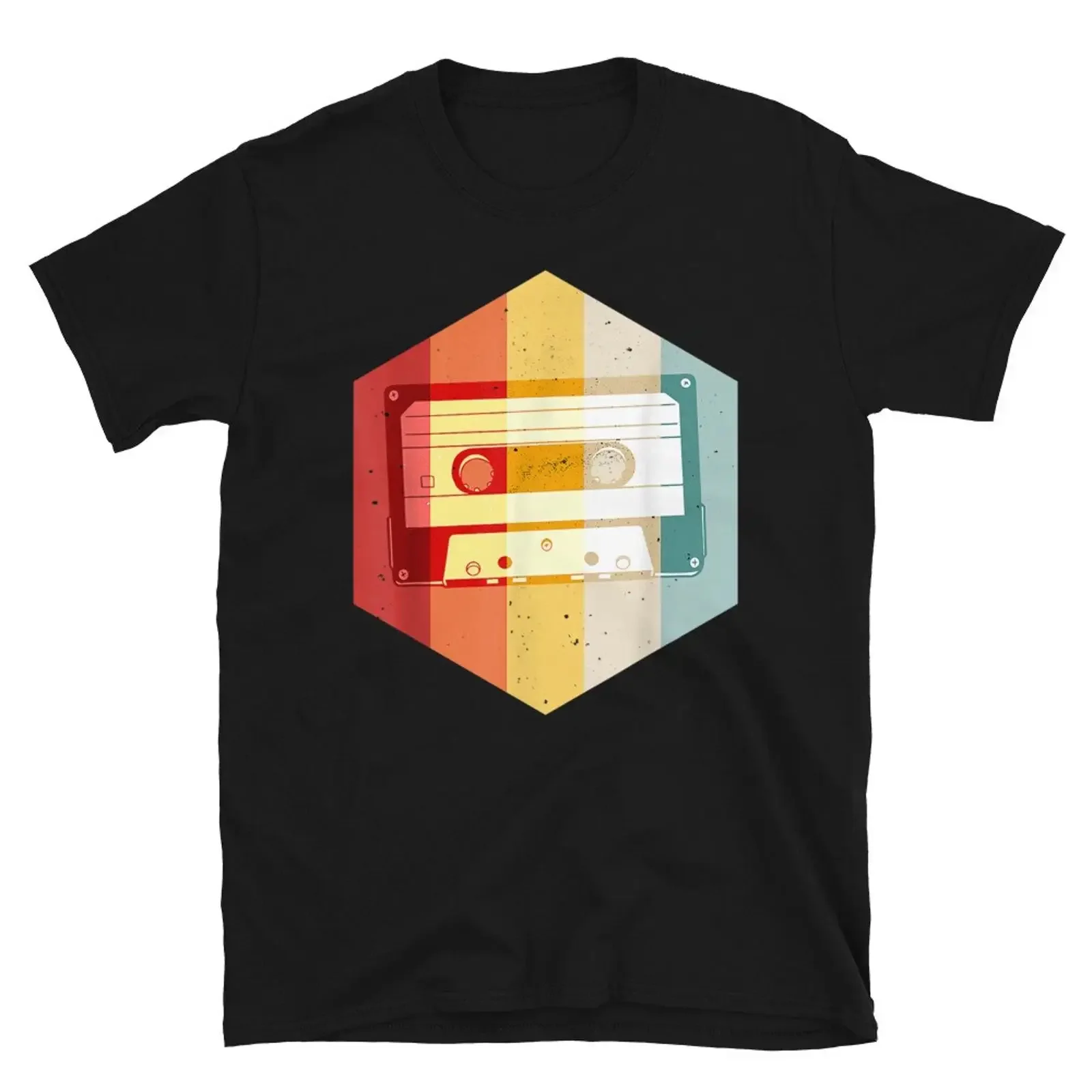 Mixtape Retro Style Cassette Tape T Shirt vintage Washed Unisex fashion streetwear Comfortable Stylish Top For Everyday Wear