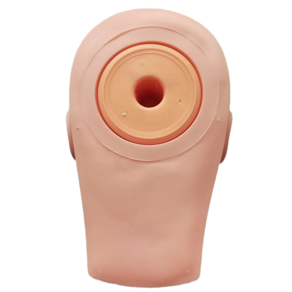 Realistische Silikon-Gesichtsbemalung, Übungskopf, Kosmetikpuppe für Wimpernverlängerung, Make-up, Massage, Training, Salon-Styling