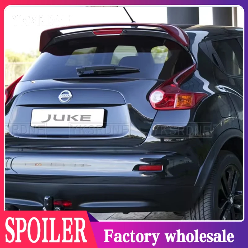 For Nissan Juke 2010 2011 2012 2013 2014 2015 Auto Part ABS Plastic Unpainted Primer Rear Trunk Boot Wing Lip Spoiler