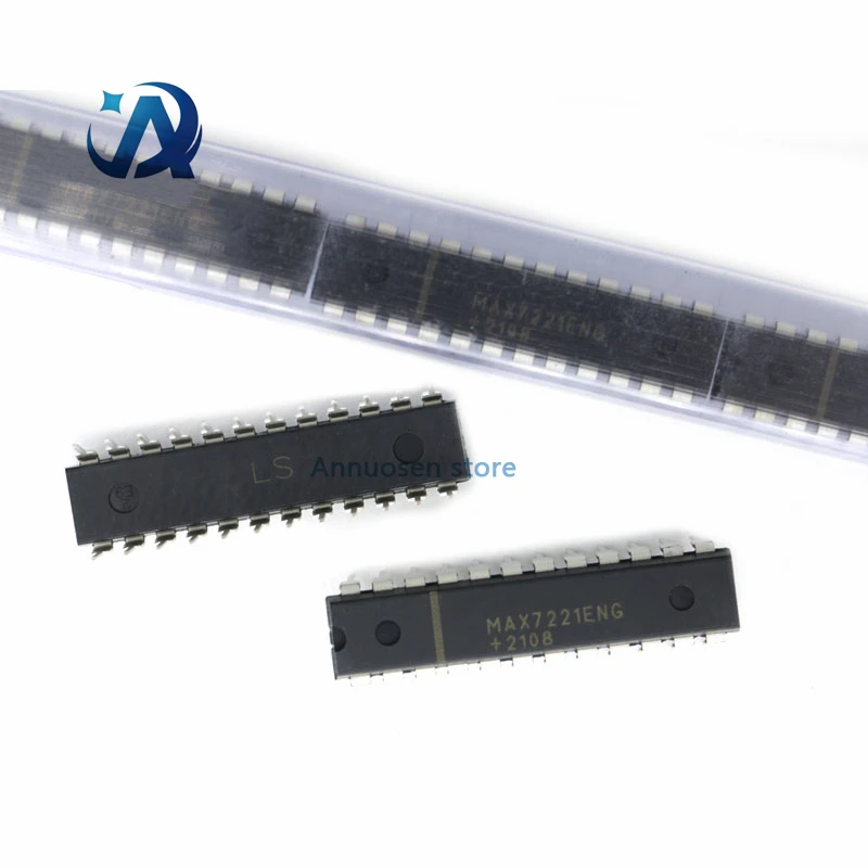 5PCS New and Original  MAX7221 DRVR DSPLY LED 8DIG DIP-24 GOOD QUALITY MAX7221ENG  MAX7221CNG