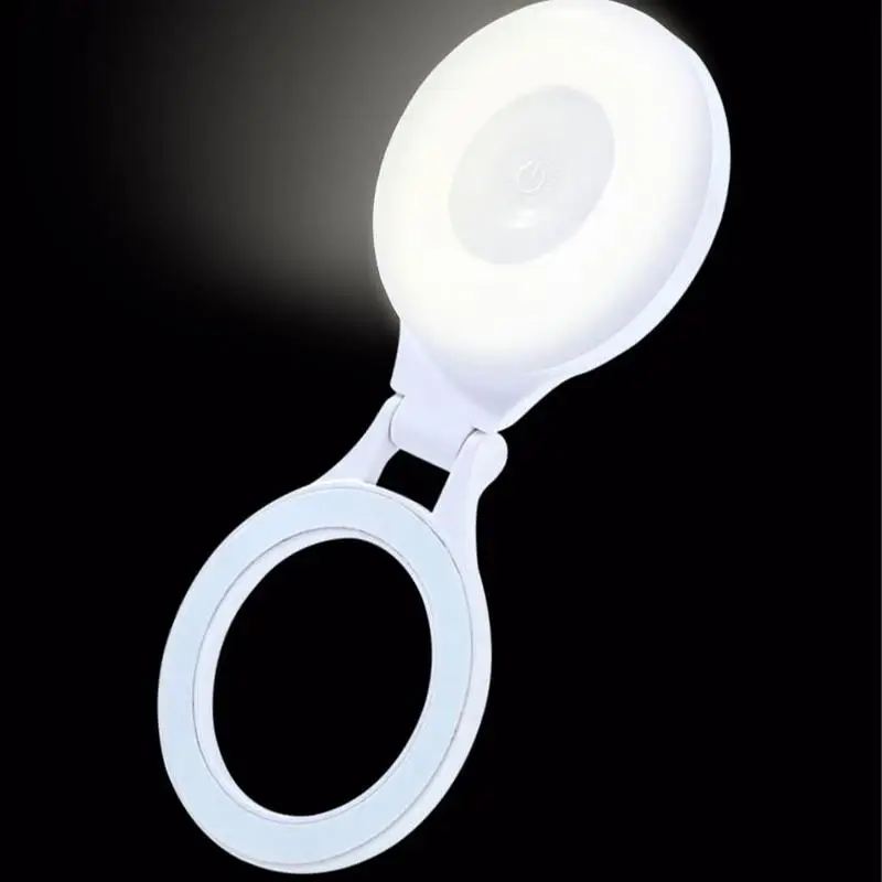 여행용 자기 셀카 라이트 멀티 앵글 필 램프 사진 통화용 휴대용 자기 셀카 라이트 화상 회의