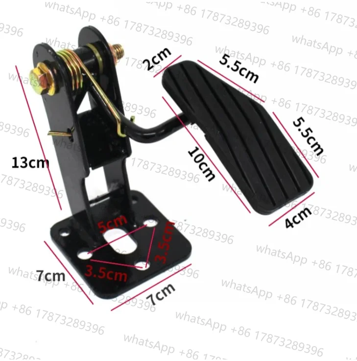 Accelerator pedal assembly for tricycle  fuel truck  enhanced throttle accelerator