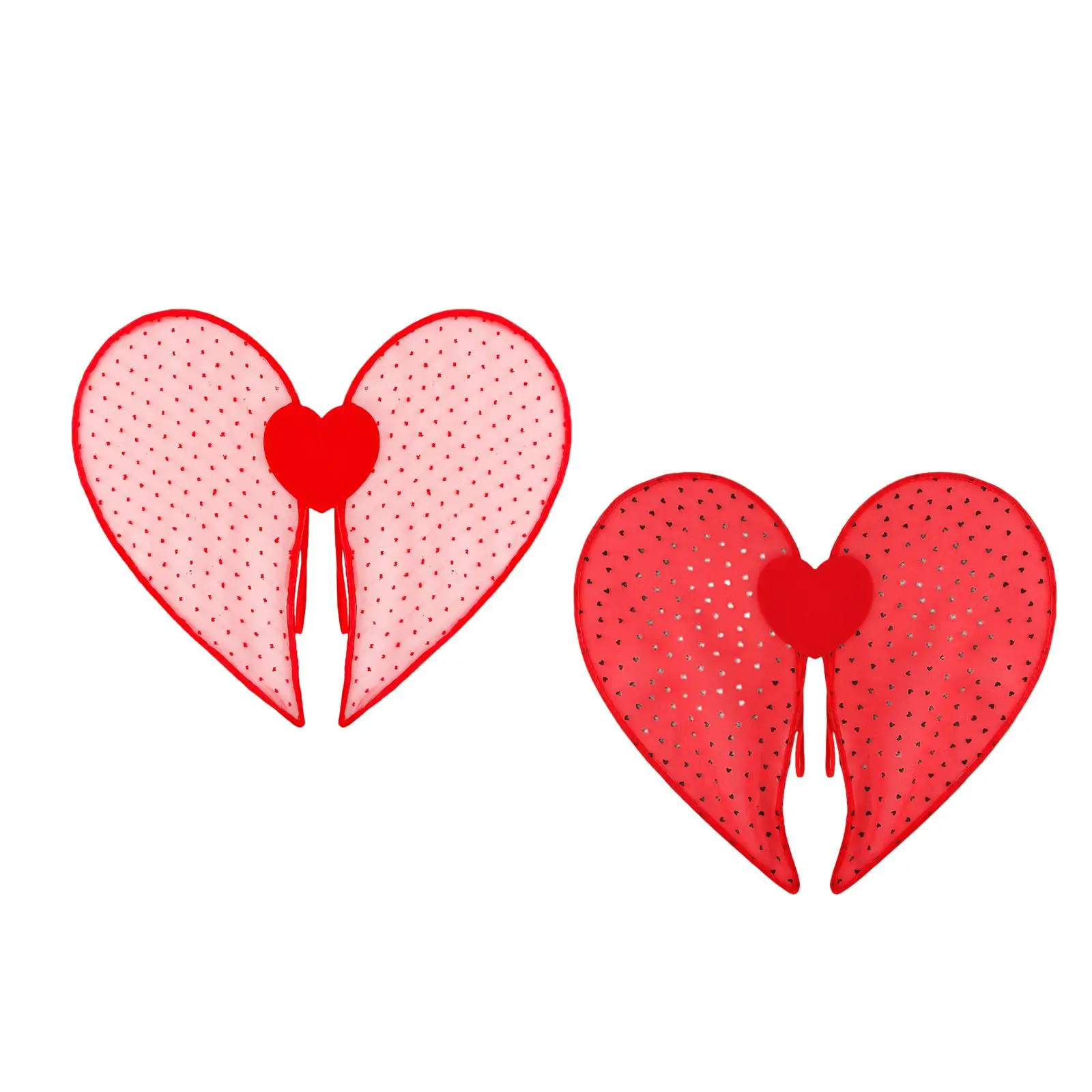 

Valentine Heart Shape Wing Lightweight Sturdy Fairy Wing for Photo Props Holiday
