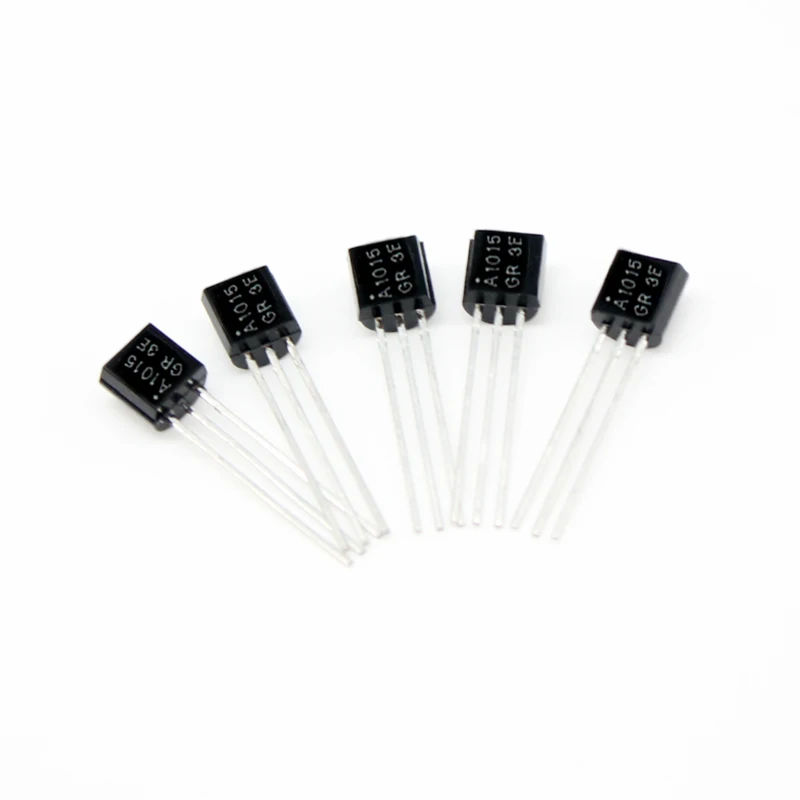 50pcs A1015 2SA1015 Transistor Silicon PNP Transistor TO-92 Plastic Package, 50v 0.15a Triode Transistors set In Stock