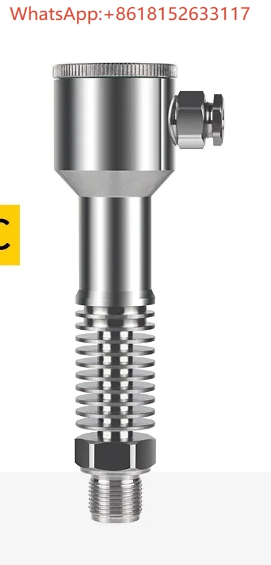 1 قطعة مستشعر إرسال الضغط المقاوم لدرجات الحرارة العالية 4-20mA نوع درجة الحرارة العالية مع شاشة ديجيتال