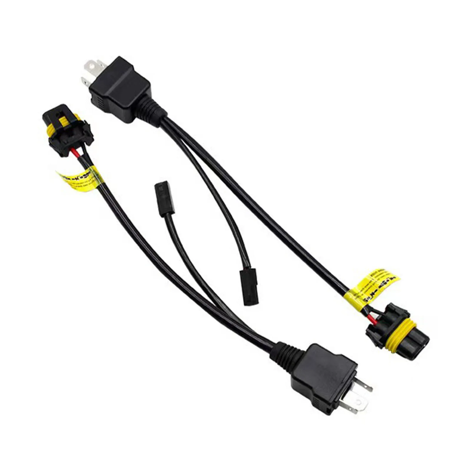 2pc H4 bixenon adapter Hi-Lo Relay Wiring Harness HID Xenon Ballast Cable Wire Connector for One Auto Motor Headlamp Light