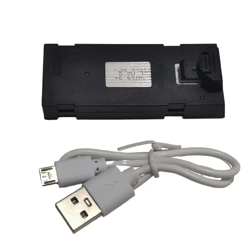 K12 MAX Drone Battery 3.7V 1800mAh / Charging Cable - RC Quadcopter Accessory