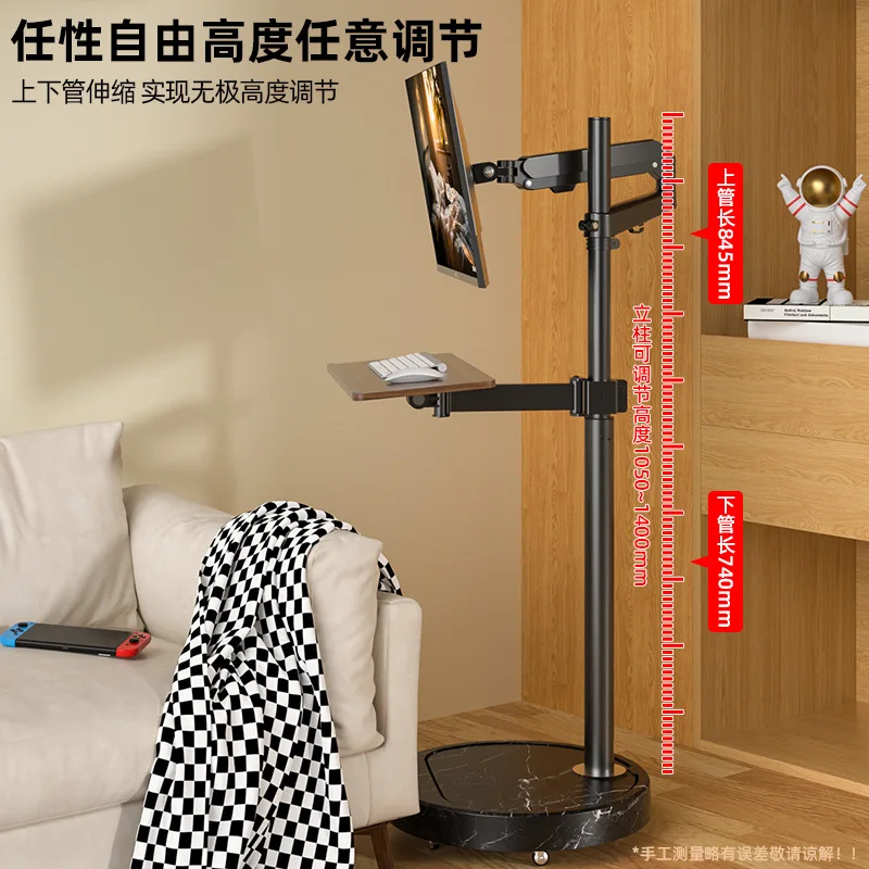 24/27/32 inch computer monitor Floor stand with a stable base view 4
