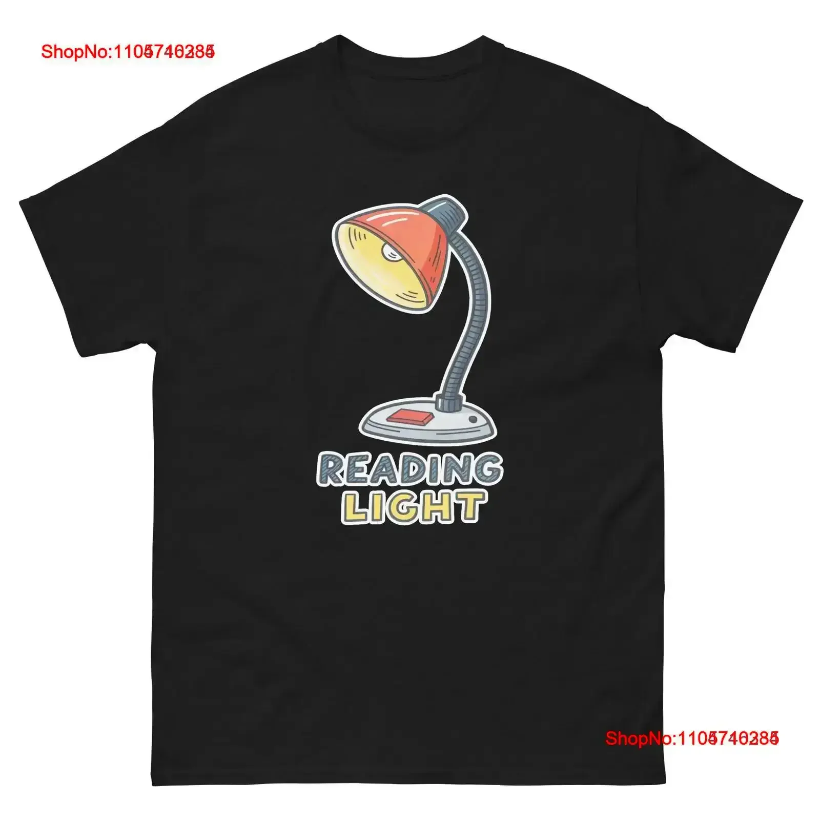 Reading Light Hotel Item Travel Motel T Shirt vintage Washed Comfortable Casual designer clothes Stretched Soft Versatile