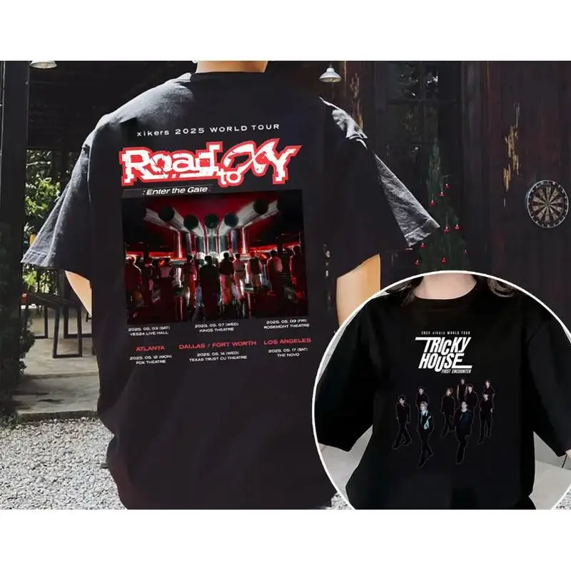 تي شيرت Xikers 2025 World Tour Road To Xy Member Group