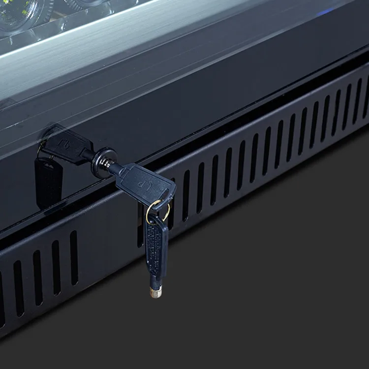 Armário de charutos de porta única de temperatura e umidade constante armário de charutos de exibição inteligente de temperatura única 120