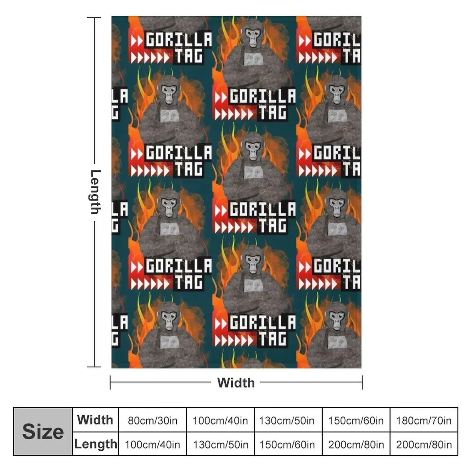 New Gorilla Tag - Gorilla Tag Pfp Maker Classic Throw Blanket Bed linens Soft Beds Luxury St Retros Blankets