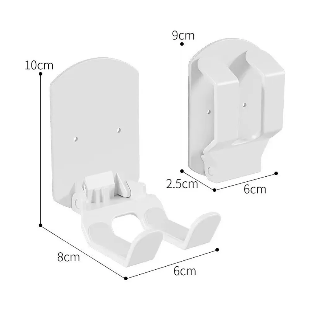Multifunctional Universal Headphone Stand No Drill Foldable Wall Mount Headphone Hanger Space Saving Adhesive