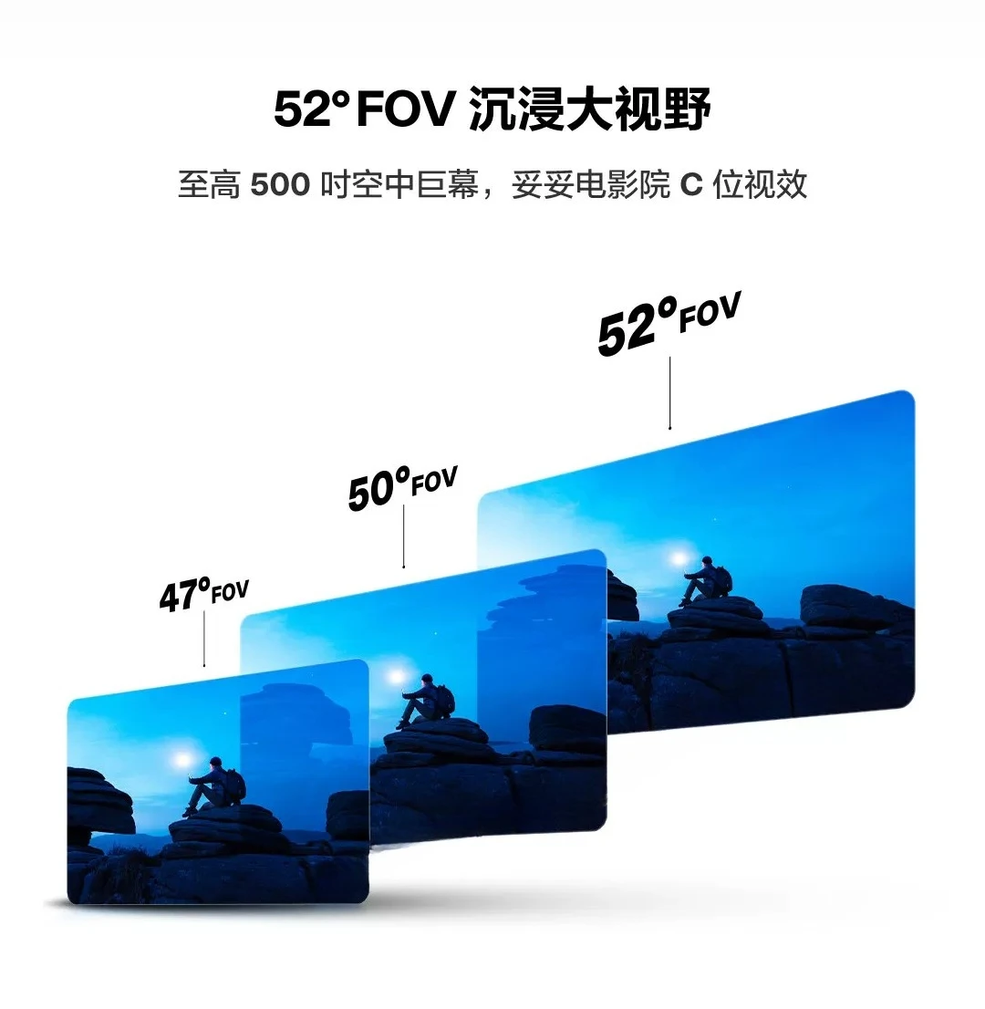 AR glasses, native 3DoF space display, intelligent electrochromic, giant screen office viewing