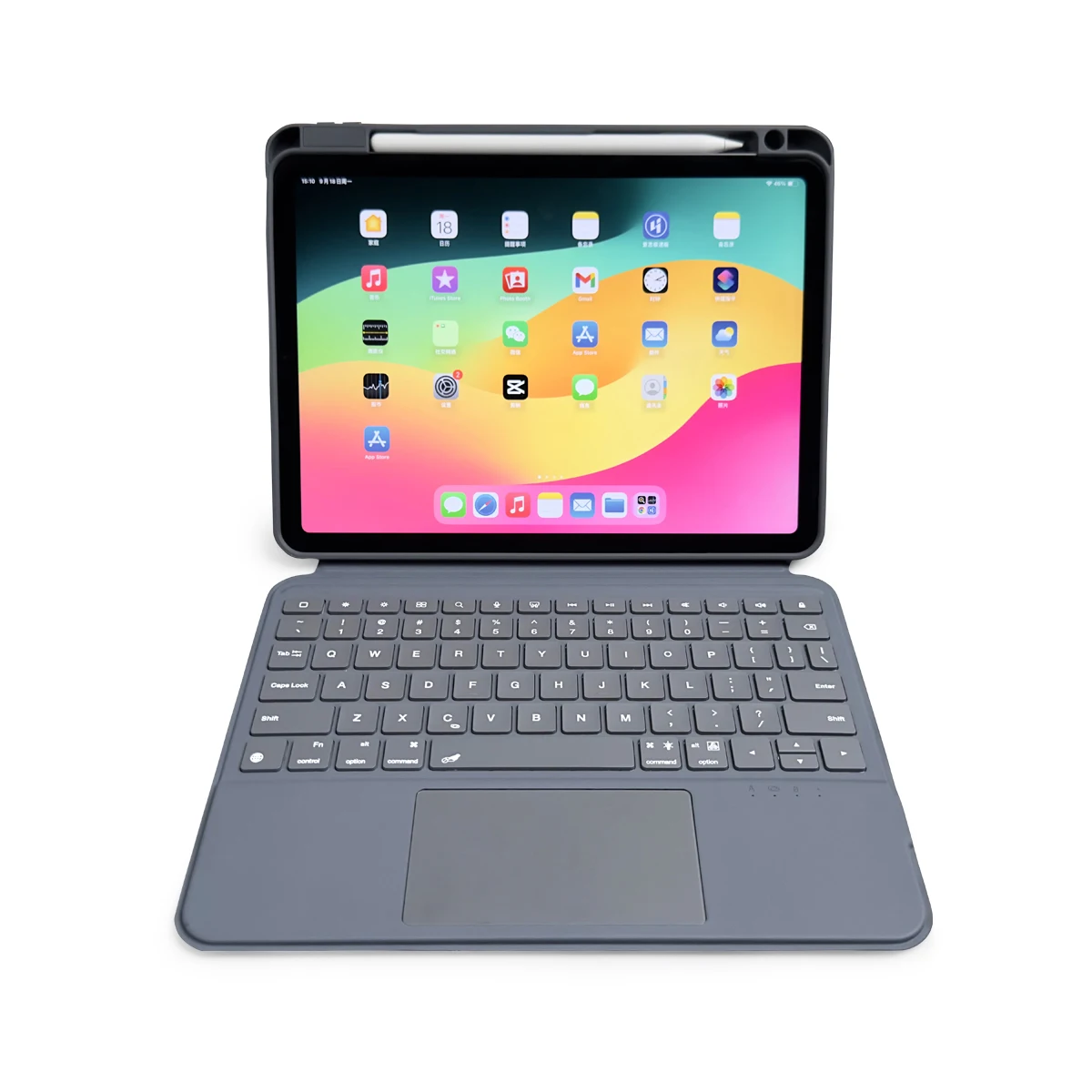 Imagem -05 - Teclado Mágico para Ipad Pro Retroiluminado sem Fio Bluetooth Tampa Separadora Magnética ° ° ° ° 12.9 Magic Case