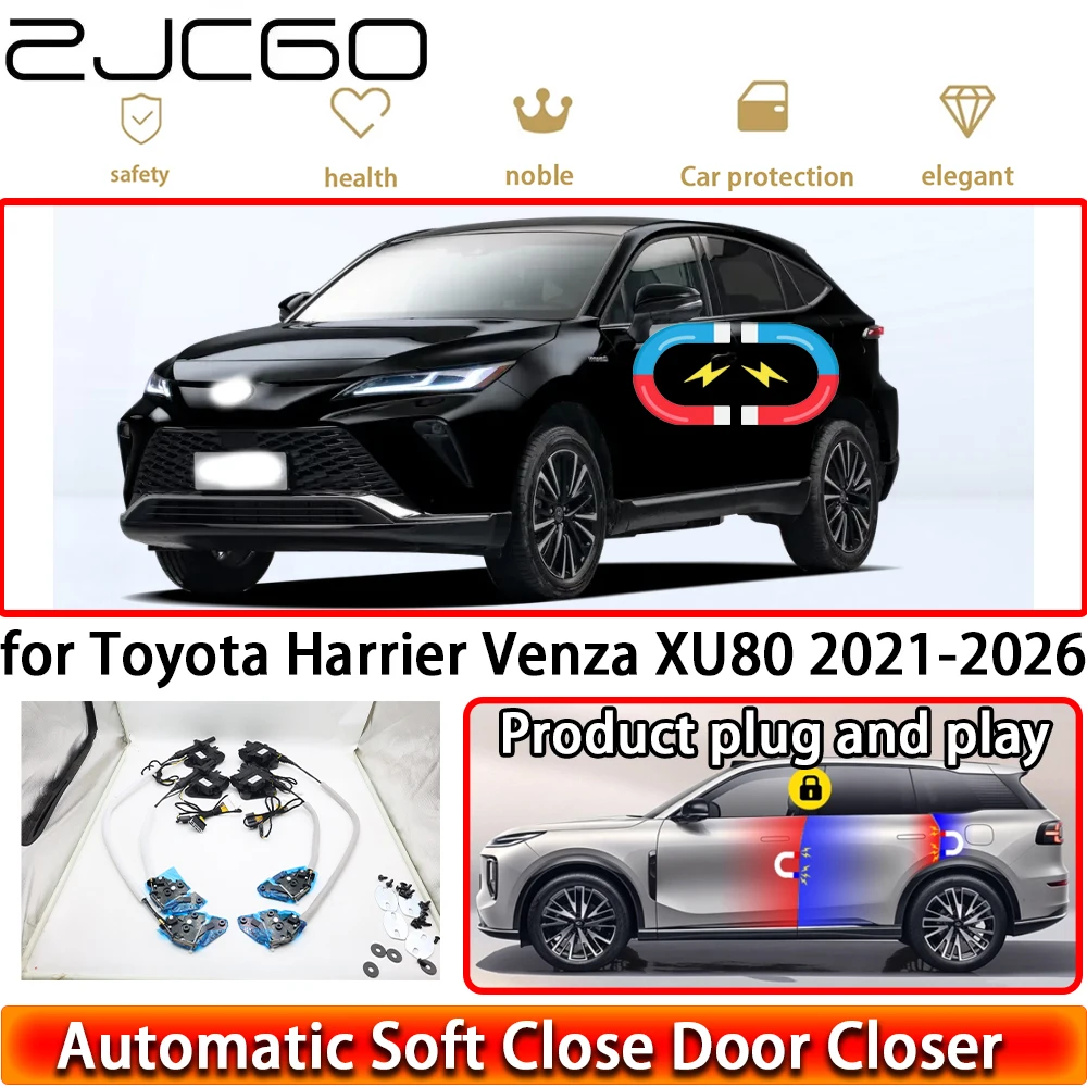 

for Toyota Harrier Venza XU80 2021-2026 OEM Soft Close Door Kit Power Closing Latch System Auto Pull Door Easy Close Plug & Play