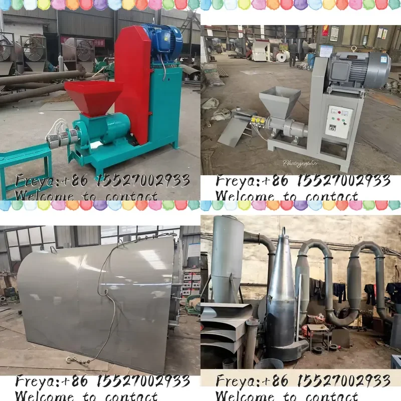 Medium Capacity Charcoal Briquette Line Simple Operation One Year Warranty Factory Direct Supply
