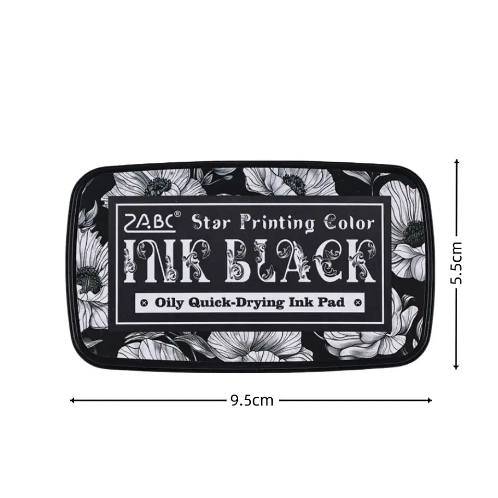 New Colorful Ink Pad Rectangular School Accessories Self Ink Stamp Easy to Use Student Supplies for Planner Stamps Scrapbook