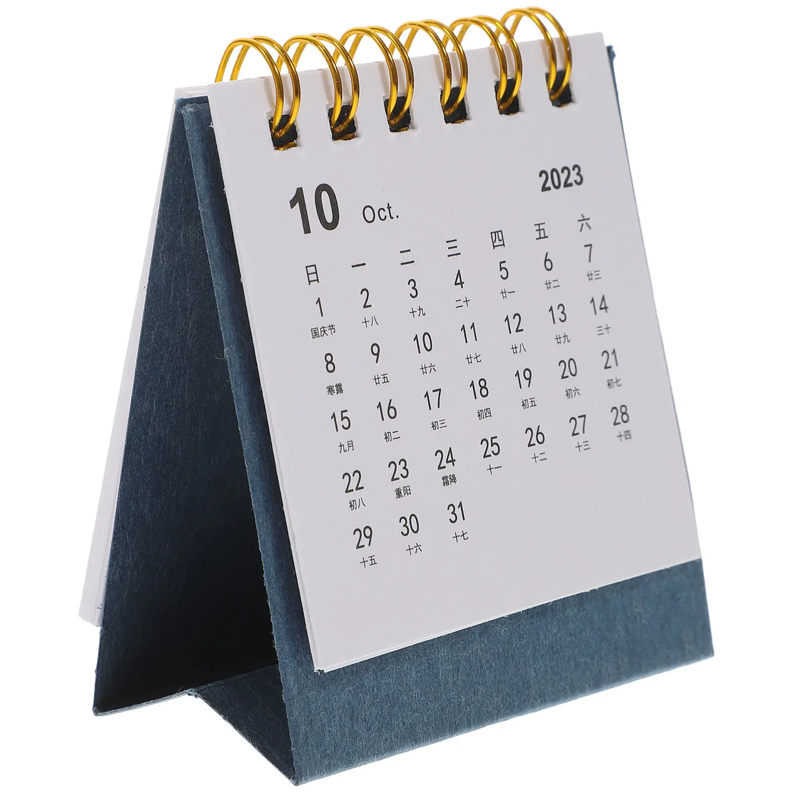 

1Pcs Mini Desktop Calendar 2023 Small Paper Office Planner Functional Memo Schedule Table Ornament Paper Calendars