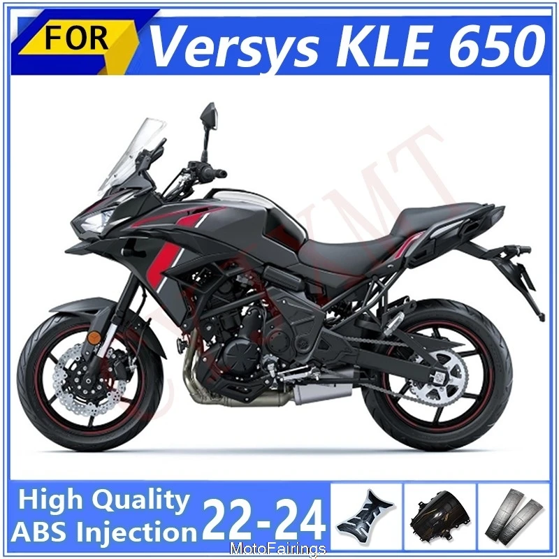 ABS Plastic Fairing for Kawasaki Versys650 KLE650 2022 2023 2024 Motorcycles Fairings Kit Versys KLE 650 22-24